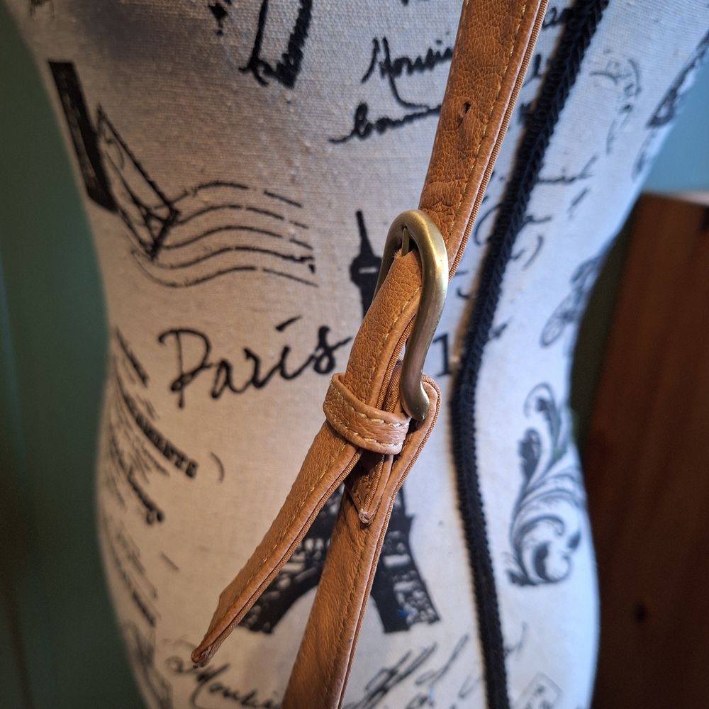 Tan Leather Crossbody Bag - Picture 6 of 12